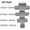 C-HORSE Clip on Wheel Weights | MC Style for Aluminum