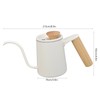 Stainless Steel Handle Drip Coffee Pot Long Gooseneck Spout Drip