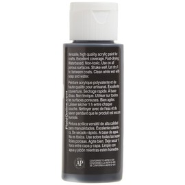 Apple Barrel Acrylic Paint in Assorted Colors (2 Ounce), 20504 Black