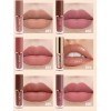 Set De 12 Labiales Mate De Larga Duración Pintalabio Regalo