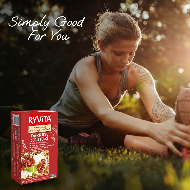 Ryvita Crispbread - Dark Rye, 250g