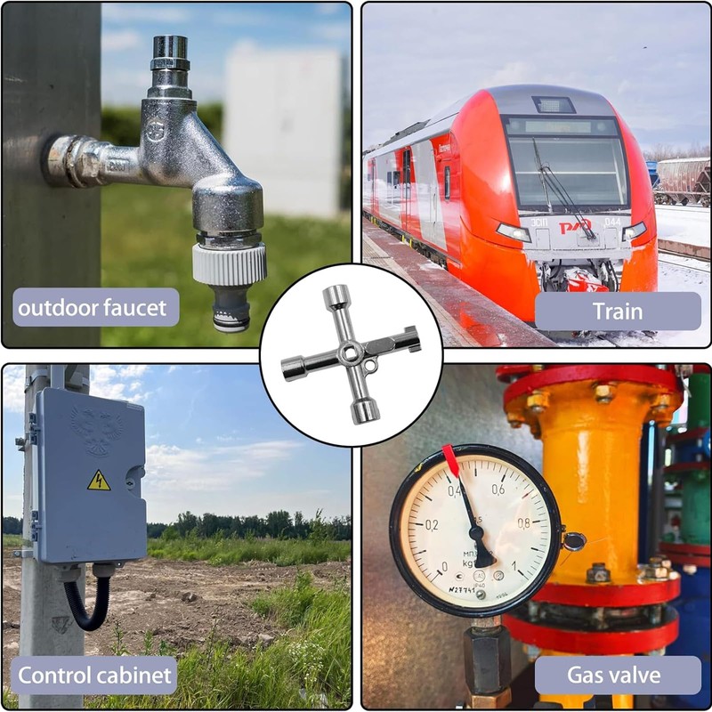 MOYWYCNO 7 in 1 Meter Key Box Opening Key Set