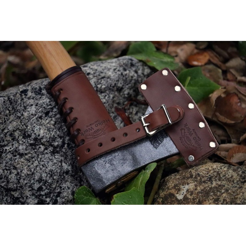 Helko Werk Leather Axe Sheath (Hatchet) - Genuine Leather Sheath