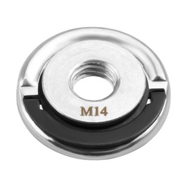 Angle Grinder Nut Fixtec Nut 4932352473 M14 Quick Change Heavy Duty Stainless Steel Angle Grinder Locking Retaining Flange Nut 150mm Universal Fit for Angle Grinders and Accessories