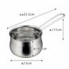Shimomura Kihan Milk Pan, 4.7 inches (12 cm), Dishwasher Safe,