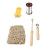 Wire Embedder Beehive Frame Tensioner Kit, Includes Copper Eyelets, Iron