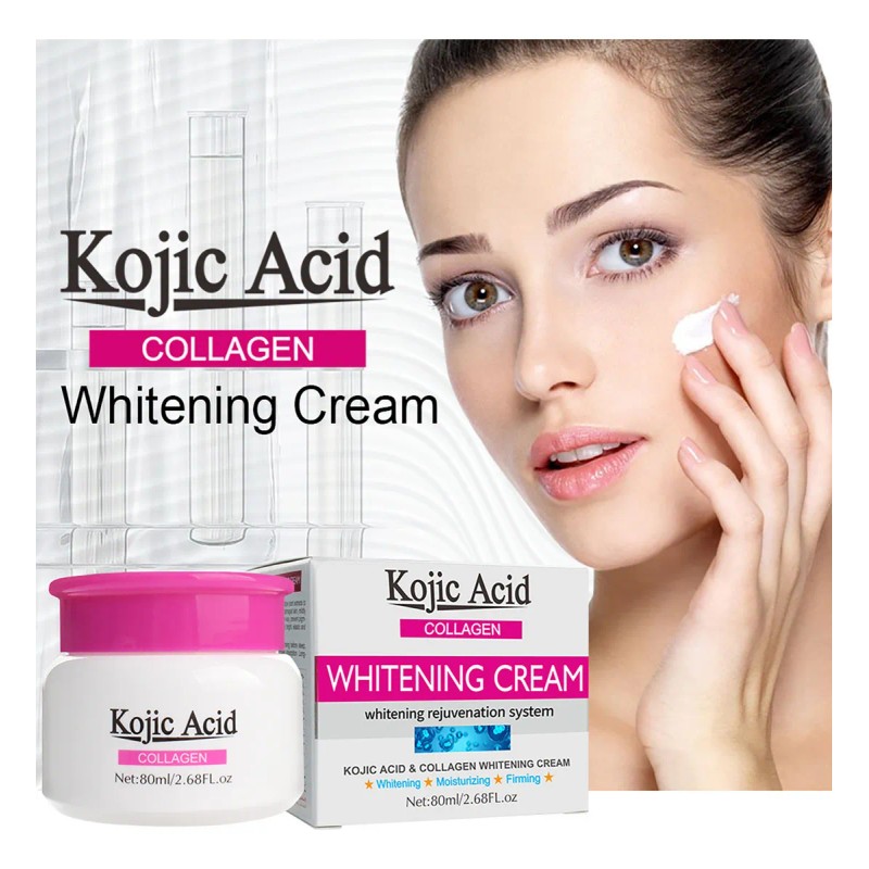 Crema Facial Kojic Hidratante E Iluminadora Para El Cuidado