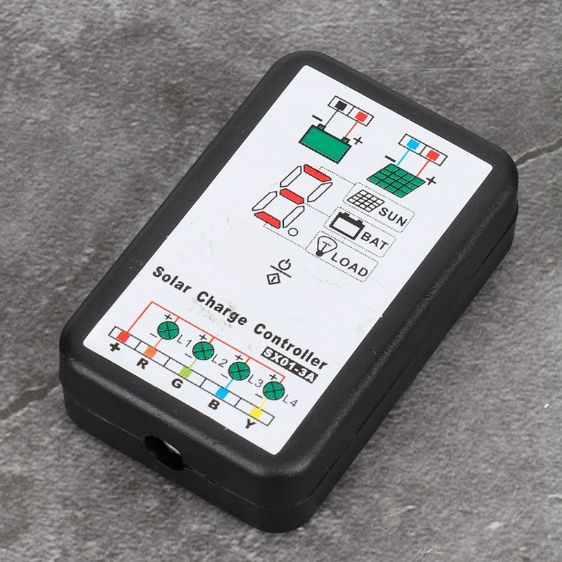 6V 12V PWM Solar Charge Controller Support for Lithium and