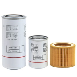 Filter Kit 6221372800 Air Oil Separator + 6211472500 Oil Filter + 6211473900 Air Filter Compatible with Quincy Chicago Air Compressor CECCATO MARK