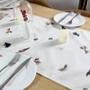 LOZULO Herbs Wild Flowers Table Runner Modern Spring Decoration Table