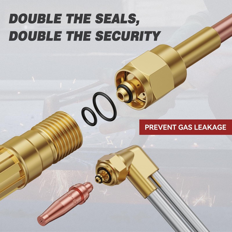 ARCCAPTAIN Oxy Acetylene Cutting Torch, Medium Duty CA1350 Cutting Welding