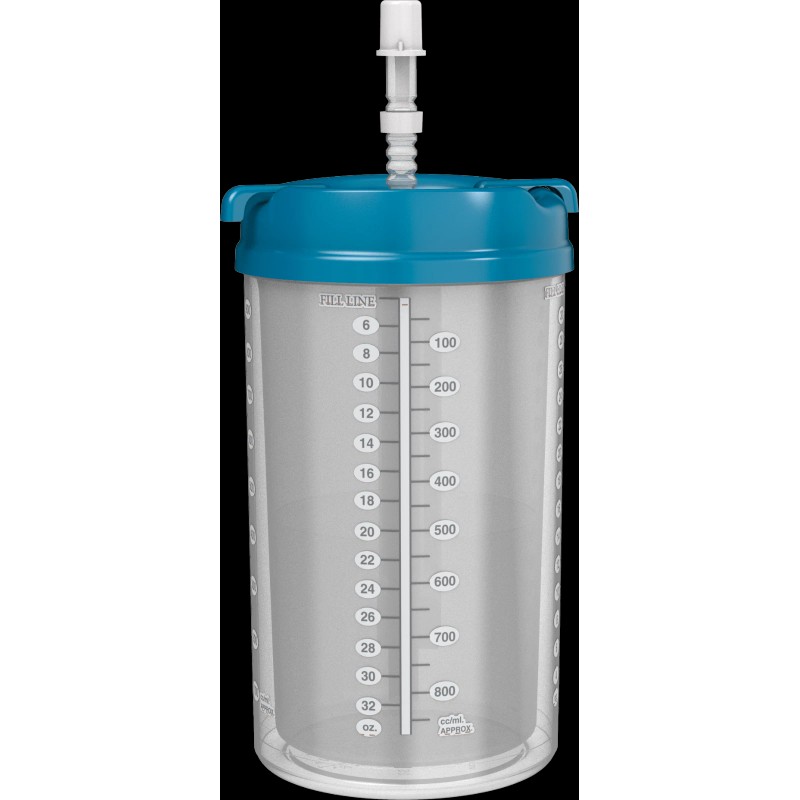 Whirley Drink Works 32 oz Hospital Mug with Pearl Blue