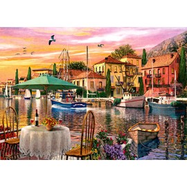 Anatolian Puzzle - Sunset Harbour, 3000 Piece Jigsaw Puzzle, #4905