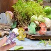Cabilock Mini Dragon Garden Layout Decors 4pcs Dragon Figurine Decorative