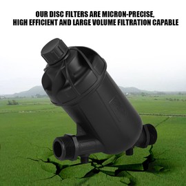 Drip Irrigation Filter 120 Mesh 130 Micron Level Disc Filter for Agriculture Garden Lawn Irrigation