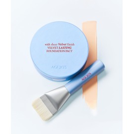 Age 20's [SET] Velvet Lasting Pact Mini + Lip Chic Glow Mini