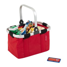 Theo Klein 9619 Reisenthel Shopping Basket Carrybag Mini I Basket with Accessory Boxes for Shop I Toy for Children from 3 Years