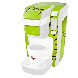 WraptorSkinz Decal Style Vinyl Skin compatible for Keurig K10 / K15 Mini Plus Coffee Makers Softball (COFFEE MAKER NOT INCLUDED)