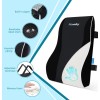 Unbranded Luxury Memory Foam Lumbar Support Pillow - Ergonomic Back