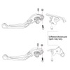Motorcycle Accessories Engrave Logo Brake & Clutch Levers Set Adjustable