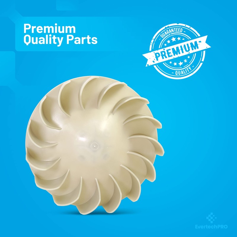 EvertechPRO 694089 Dryer Blower Wheel for Whirlpool 279711 279500 299678