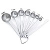 Vivi Bakie Measuring Spoons, Set of 4/8, Stainless Steel, Thick,