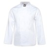 Tibard Long Sleeve Coolmax Chef Jacket (White, Medium (Chest 38-40"))