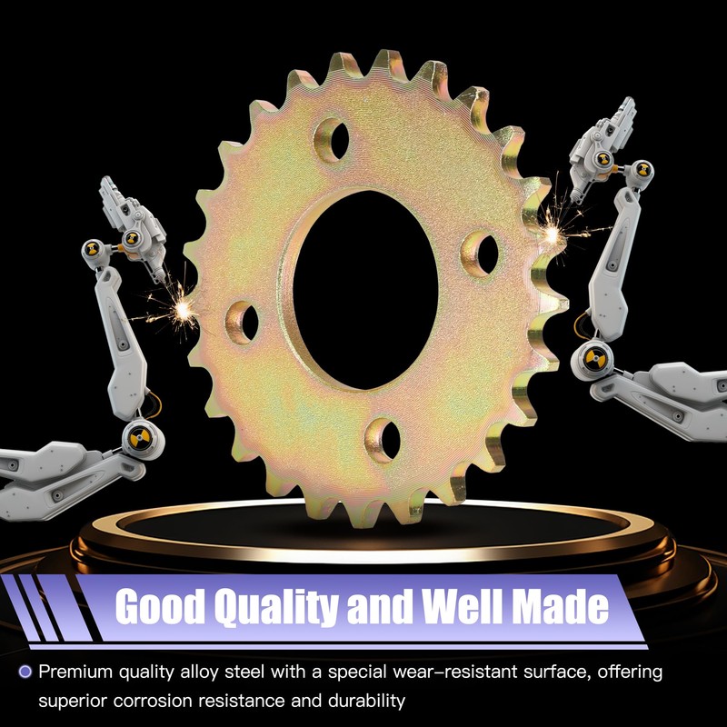 CILOYU 420 Chain 25 Tooth Sprocket + 420 Chain 32