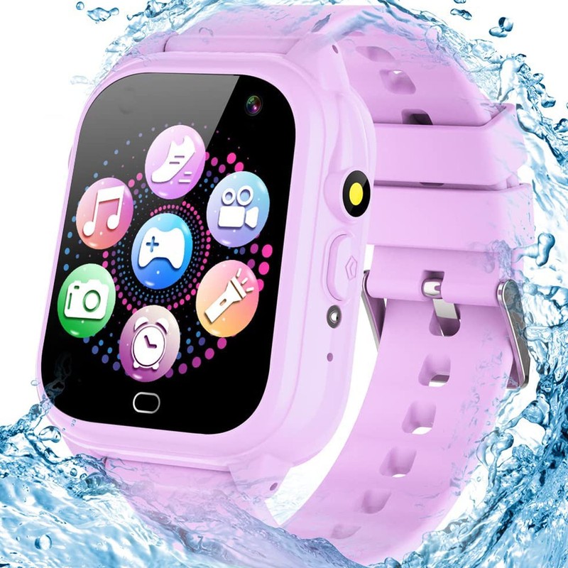 Kids Smartwatch IP67 Waterproof Color Touchscreen Boy Girl Watch with