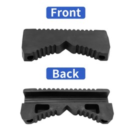 1 Ladder Thickened Anti-Skid Climbing Pole Single Straight Ladder Special Black Card Head Home Aluminum Alloy Bamboo Ladder Accessories，Short