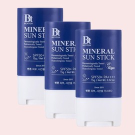 weaponless car Benton Inorganic Sun Stick SPF50+ / PA++++, 15g, 3 units / 벤튼 무기자차 선스틱 SPF50+ / PA++++, 15g, 3개
