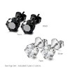 Krstudent 2 Pairs Titanium Earrings Studs, Hypoallergenic Stud Earrings for