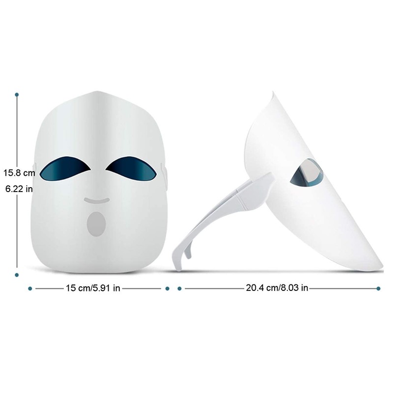Elitzia LED Light Beauty Mask, Red, Blue, Orange, 3 Colors,