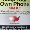 Straight Talk CDMA Activation Compatible SIM Card 3/1 Free Shipping