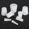 PATIKIL Tapered Shaped Solid Silicon Stopper, 7/8" Tube Rubber Stoppers