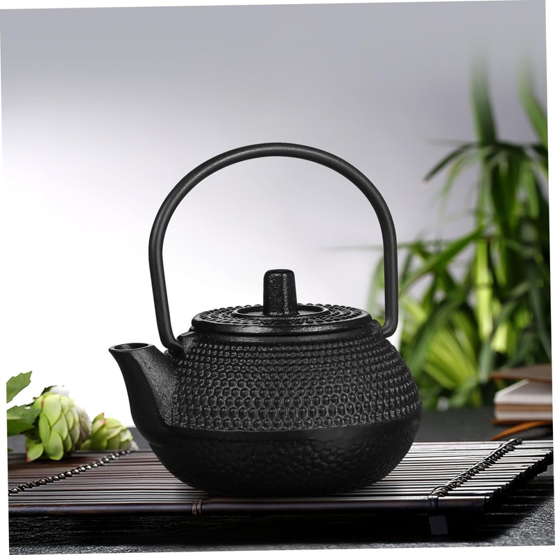 Garneck Mini Cast Iron Tea Kettle Small Teapot Decorative Ornament