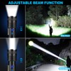 Alicegirl Rechargeable Flashlights High Lumens, 90,000LM Super Bright Flashlight, Adjustable