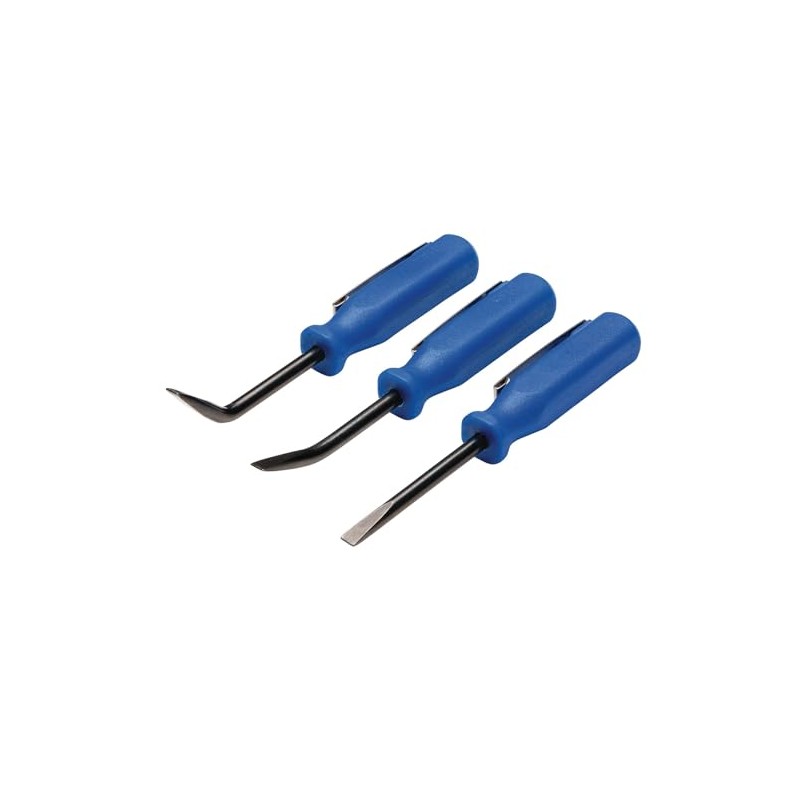 Draper 30598 3pc Mini Pocket Pry Bar Set, 125mm, Blue