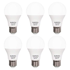 12V A19 LED Light Bulb Soft White 2700K 60 Watt Halogen Equivalent A19 Bulbs E26 Screw Base , for RV , Boat , Camping , Outdoor Solar Powered Lighting , Off Grid Lighting Application , 6-Pack