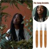 5 Pieces Dreadlock Crochet Hook Tool Kit Braid Hair Dreadlocks