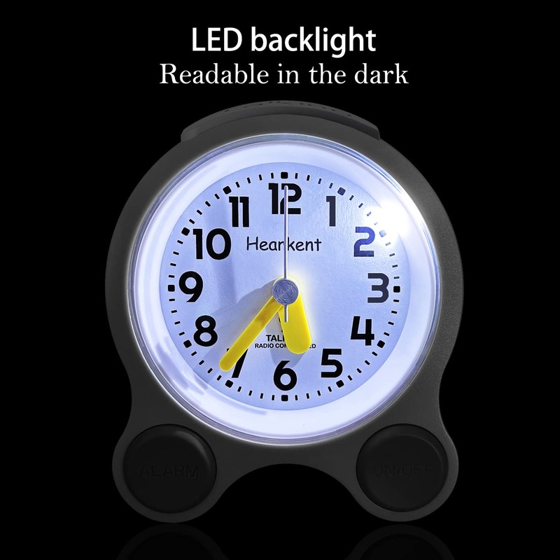 Hearkent Atomic Talking Clock Clear Voice Time and Date with