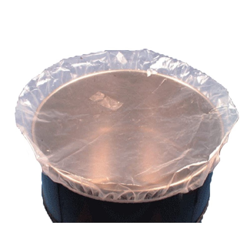 55 Gallon, Food Grade, Clear, 4 mil - Shower Cap