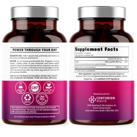 Number One Nutrition Premium Methylated B12 + Folate Supplement for Energy, Cognition and Nerve Support, 60 Vegan Capsules, Non-GMO and Gluten-Free