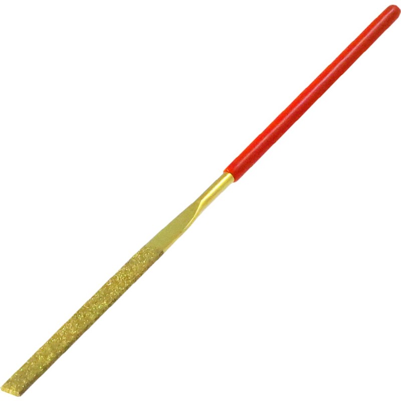 SUN UP Diamond File, Set of 3, Titanium Coating, 5.5