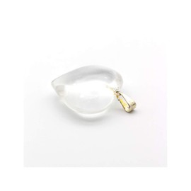 Vives Cortada Heart Pendant White Quartz