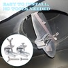 Fireplace Damper Clamp Stainless Steel Flue Stop Clamp for Gas