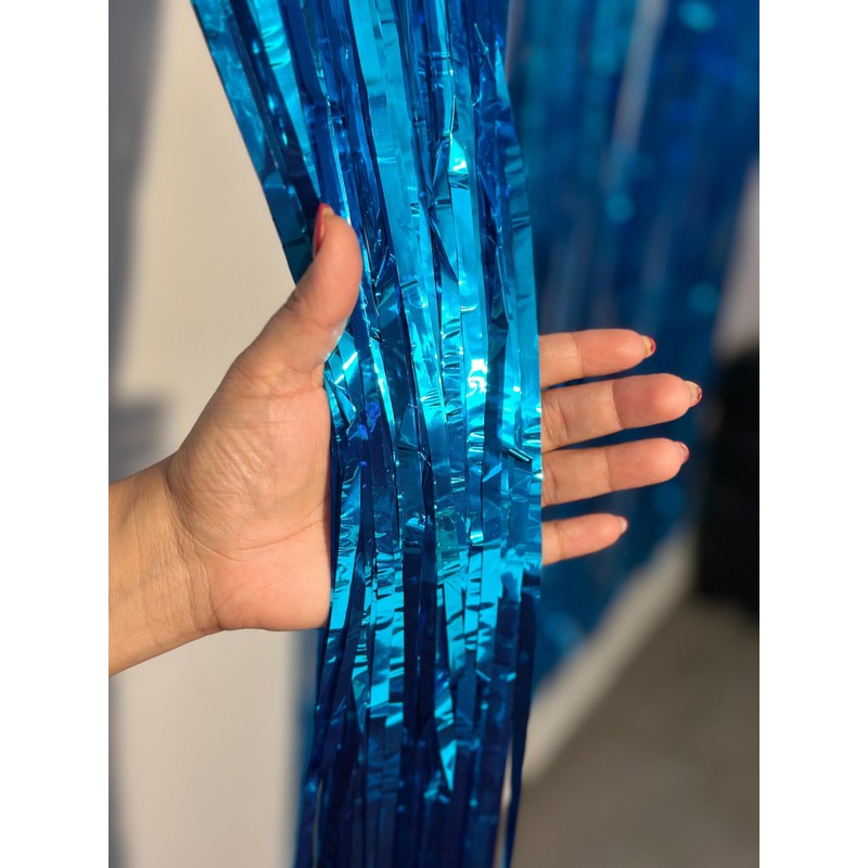 Tinsel Curtain (Blue)