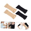Outanaya 2sets Molded Pressure Sleeve Elastic Compression Arm Sleeves for