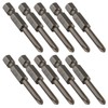 LDEXIN 10Pcs Phillips Screwdriver Bits 1/4 Inch Hex Shank S2