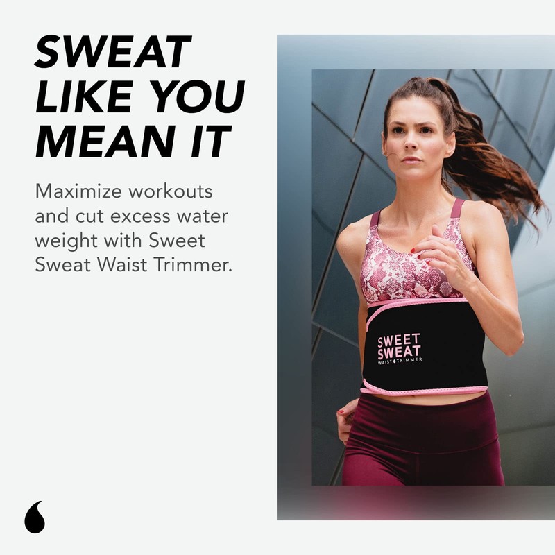 Sports Research Sweet Sweat Premium Waist Trimmer for Women &